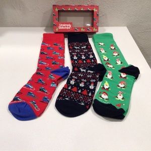 Holiday Socks by Unsimply Stitched NEW Unisex Holiday Crew NWOT
